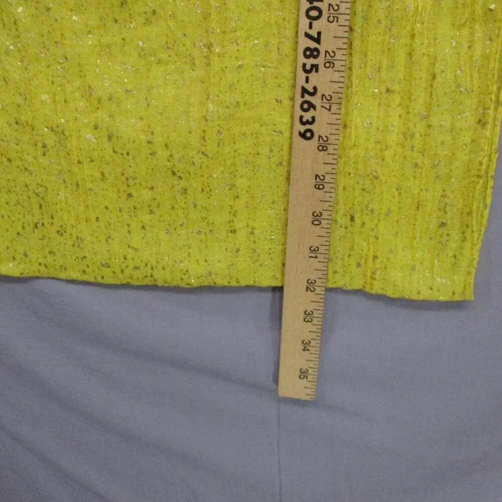 Infinity‎ Scarf Yellow & Gold Flake Women Size | O/S